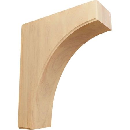 Ekena Millwork 3 1/2"W x 10"D x 12"H Clarksville Bracket, Red Oak BKTW04X10X12CVRO